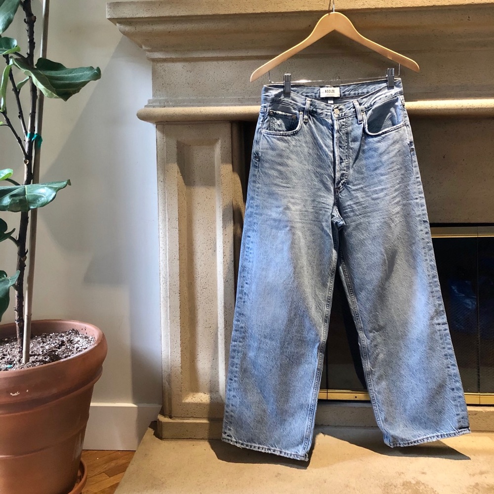 AGOLDE // Ren Hi Rise Wide Leg Jean // sz 27